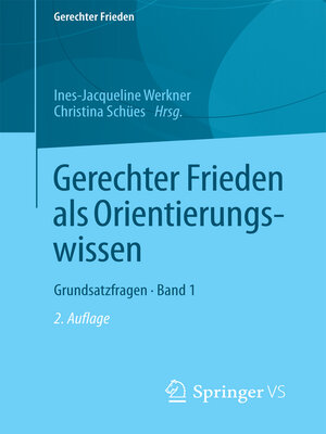 cover image of Gerechter Frieden als Orientierungswissen